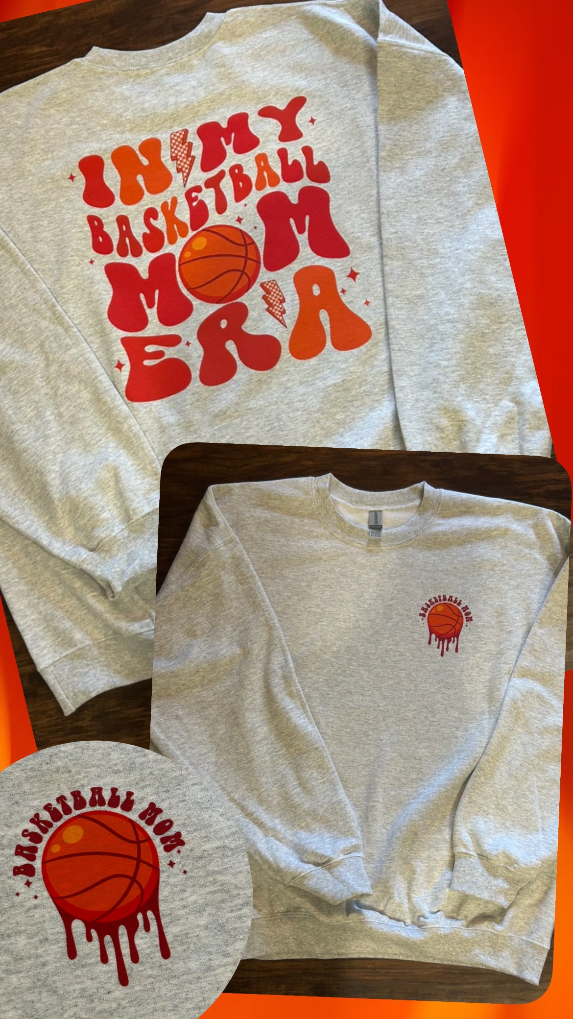 BASKETBALL MOM ERA SWEATSHIRT